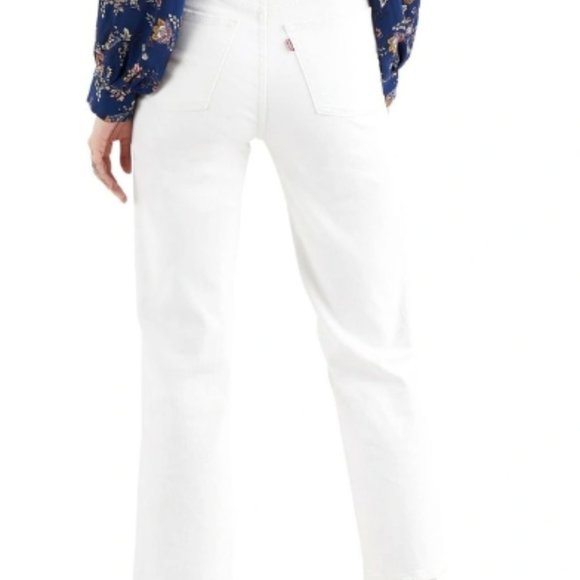 Levi's Ribcage Ankle Straight Jeans: Size 28 - Picture 2 of 4